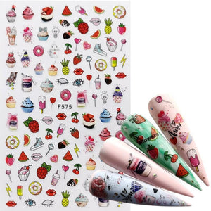 3D Nail Slider Black Russia Letter Sticker Decals Flamingo Design Adhesive Manicure Tips Nail Art Decorations Accessories Sliders Manicure Decoration 3D Nail Supplies Holographic Decals Transfer Sliders Nail Design Manicures Nail Self-Adhesive Sticker