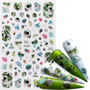3D Nail Slider Black Russia Letter Sticker Decals Flamingo Design Adhesive Manicure Tips Nail Art Decorations Accessories Sliders Manicure Decoration 3D Nail Supplies Holographic Decals Transfer Sliders Nail Design Manicures Nail Self-Adhesive Sticker
