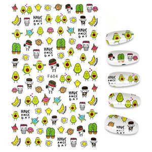 3D Nail Stickers Leaves Butterfly Panda Love Heart Design Stickers For Nails Manicure Foil Nail Art Decor  Girls Manicure Decoration Nail Art Supplies 3D Self-Adhesive Nail Decals Designer Nail Stickers for Acrylic Nails