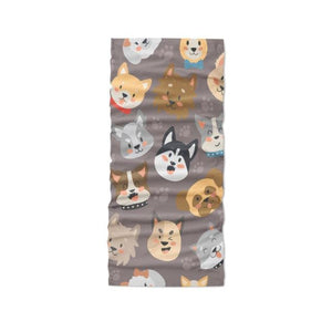 3D Printed Mini Pattern Headscarf Fashion Women Summer Neck Gaiter Cute Cartoon Animal Tubular Hijab Scarf Face Seamless Bandana  Printed Oil Painting Art Neck Scarf Women Soft Face Bandana Sunflower Night Hijab Scarf Face Mask