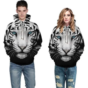 3D Tiger Print Unisex Sweatshirts