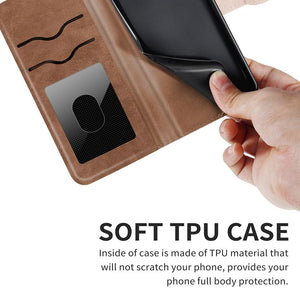 3D Tree Flip Leather Case For iPhone 13 12 Mini Phone Cover PU Leather Wallet Case with Card Holder Kickstand Wrist Strap Flip Cover for iPhone
