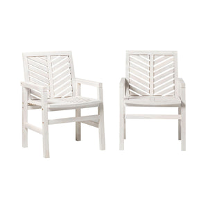 Modern 2 Piece Chevron Patio Chairs by Couch.com