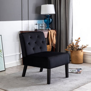 Reese - Living Room Armless Button Tufted Pattern Accent Chair (Set of 2) by Couch.com