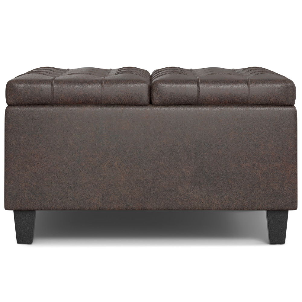 Harrison - Upholstered Coffee Table Storage Ottoman by Couch.com
