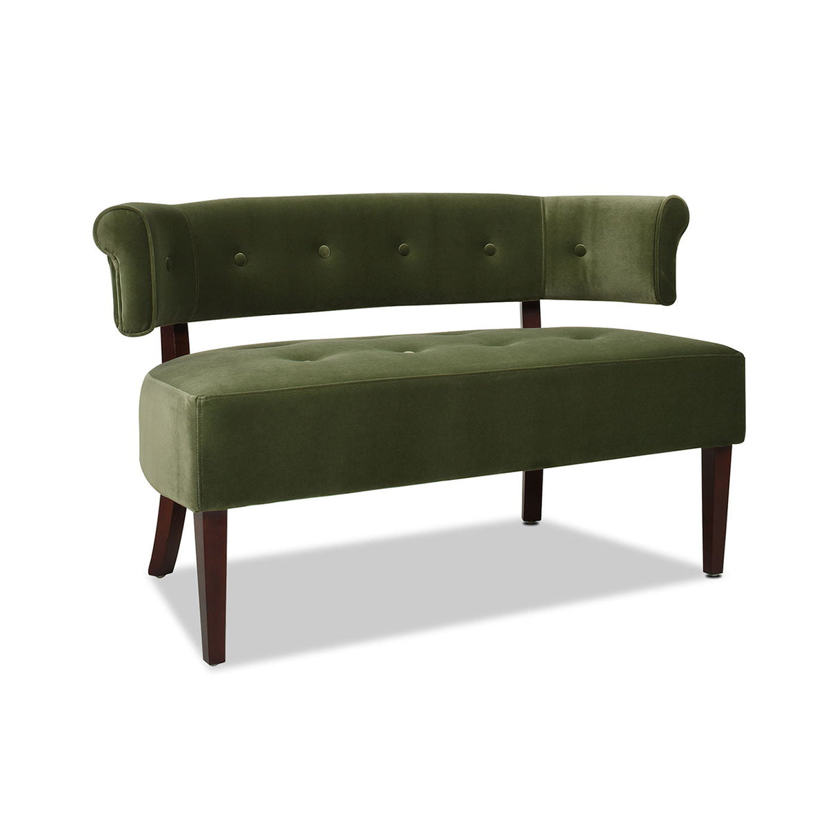 Jared - Versatile Roll Arm Tufted Bench Settee by Couch.com