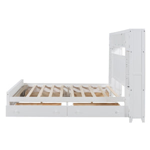 Bed With All In One Cabinet, Shelf And Sockets by Couch.com