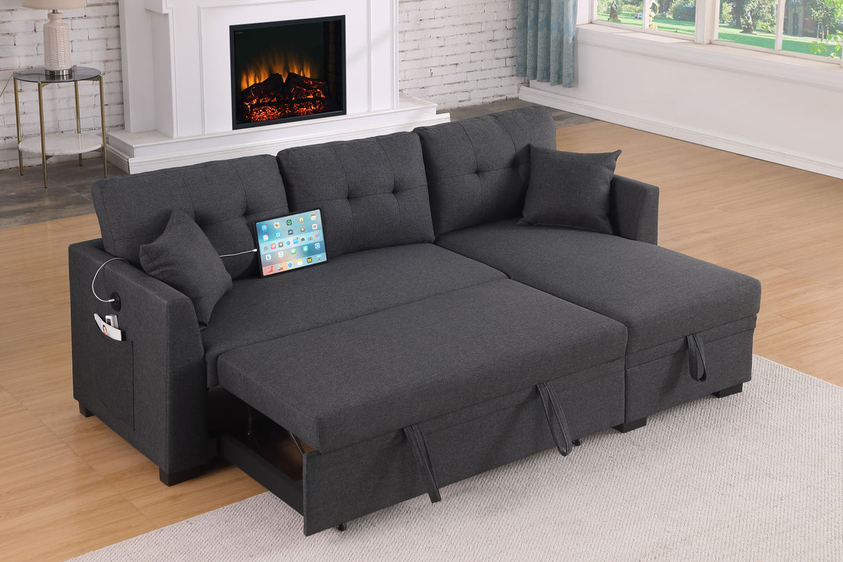 Space Saving Design Sectional Sofa Bed by Couch.com