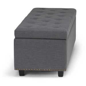 Hamilton - Upholstered Storage Ottoman by Couch.com