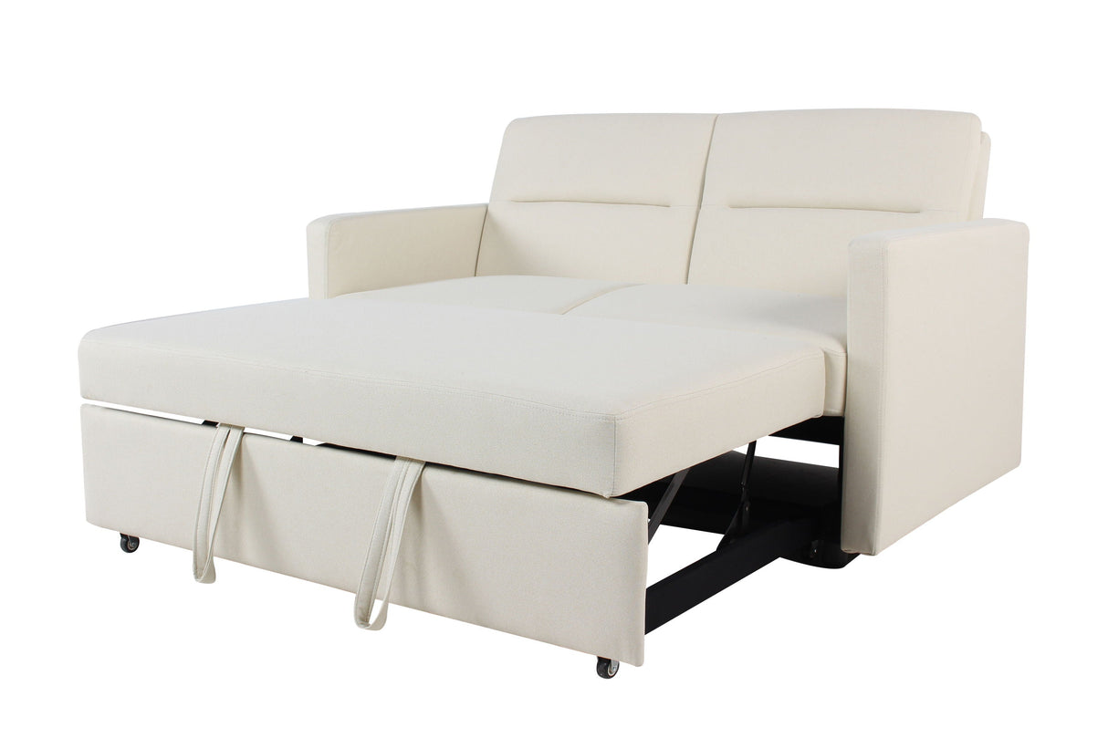 Sleeper Pull Out Loveseat Couch With Adjustable Backrest by Couch.com