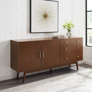 Mid-Century Modern Minimalist 2 Door Sideboard by Couch.com