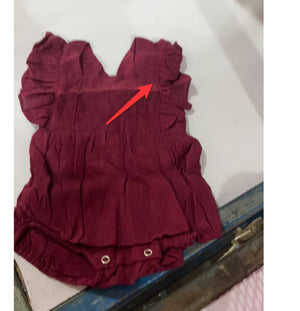 Cotton And Linen Romper Baby Sling Bag Fart Romper