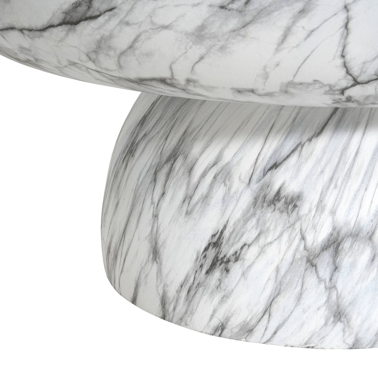 MGO Faux Marble Coffee Table for Indoor and Outdoor Use