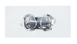 Finley - Clear Glass Top Mirrored Dining Table - Silver by Couch.com