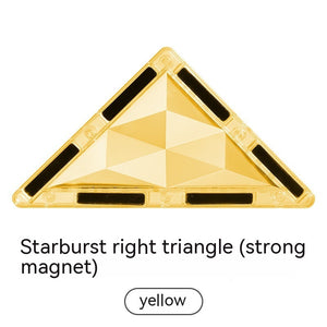 Color Window Asterism Magnetic Building Blocks Assembly