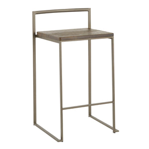 Fuji - Industrial Stackable Counter Stool Set by Couch.com