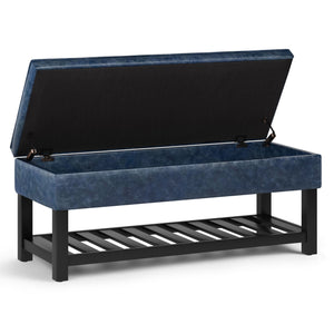 Cosmopolitan - Storage Ottoman Bench With Open Bottom by Couch.com