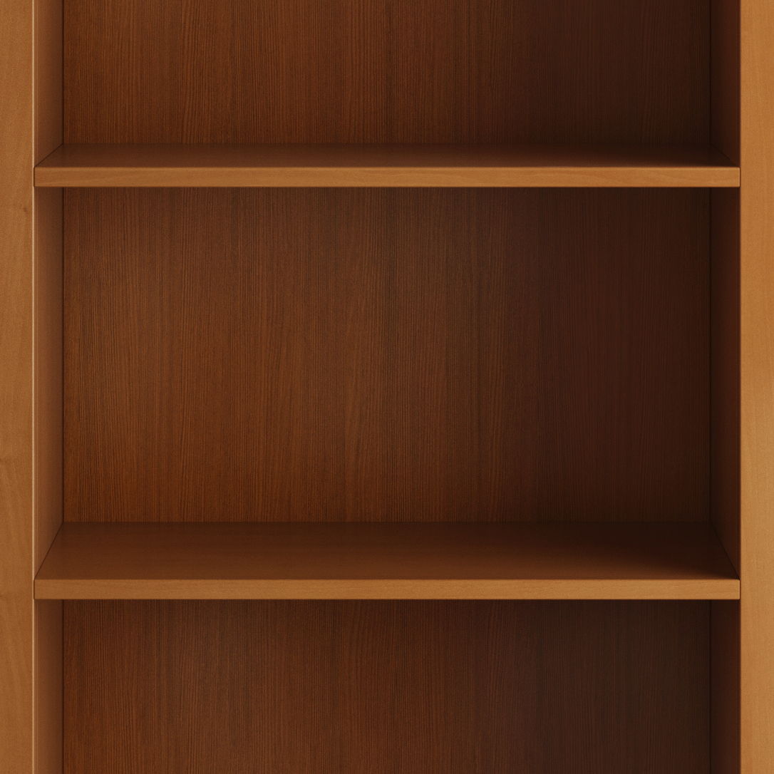 Amherst - 5 Shelf Bookcase - Light Golden Brown by Couch.com