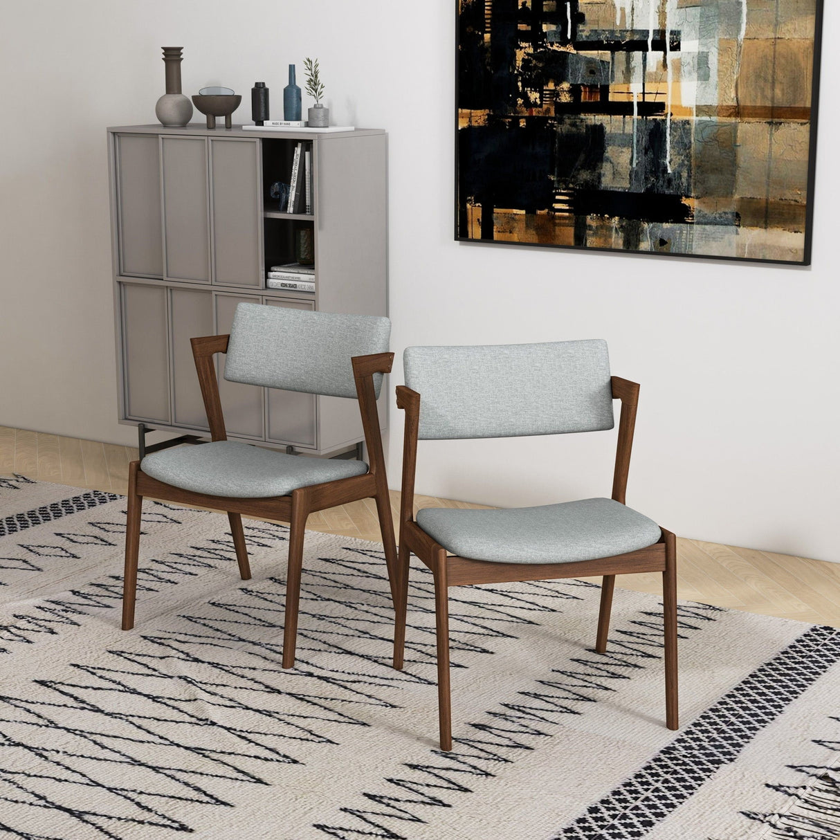 Edwin - Mid-Century Modern Dining Chair (Set of 2) by Couch.com