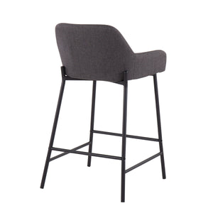 Daniella - Industrial Fixed Height Counter Stool (Set of 2) by Couch.com
