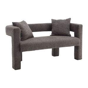 Modern Chenille Loveseat Sofa, Comfy Upholstered 2 Seater by Couch.com