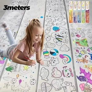 3M Painting Paper Roll DIY Painting Painting Color Filling