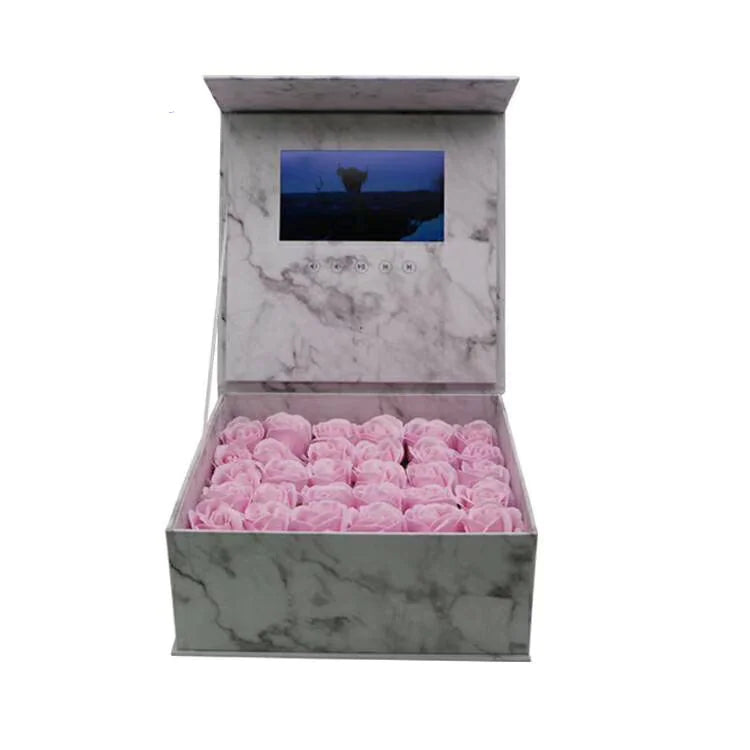 LCD Screen Rose Gift Box