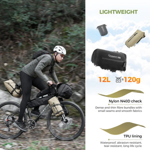 Bikepacking Rear Rack + Waterproof Compression Bag Set