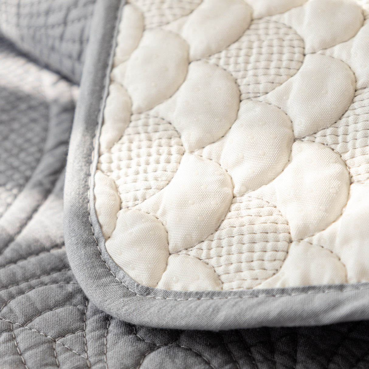 Cotton Quilted Sofa Cover, Non-Slip Couch Protector Fits Backrest, Seat & Armrest