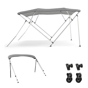 3-Bow/4-Bow Boat Bimini Top Sun Shade Boat Canopy with Storage Boot-4-Bow