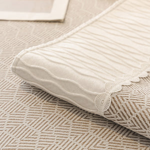 Herringbone Sofa Protector Cover, Non-Slip Couch Cover for Seat, Back & Arms