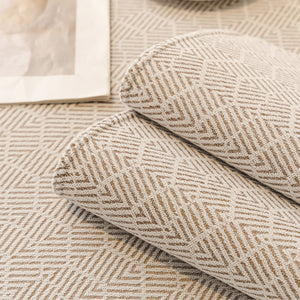 Herringbone Sofa Protector Cover, Non-Slip Couch Cover for Seat, Back & Arms