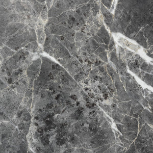 47" Black and Silver Wood And Metal Cross Legs Coffee Table