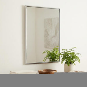 36" Gunmetal Metal Framed Accent Mirror