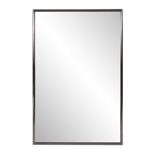 36" Gunmetal Metal Framed Accent Mirror