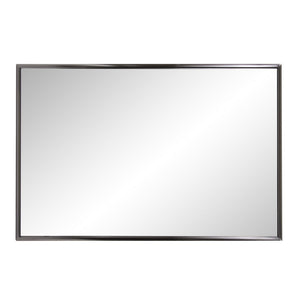 36" Gunmetal Metal Framed Accent Mirror