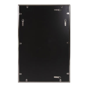 36" Gunmetal Metal Framed Accent Mirror