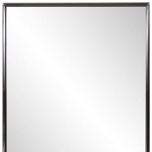 36" Gunmetal Metal Framed Accent Mirror