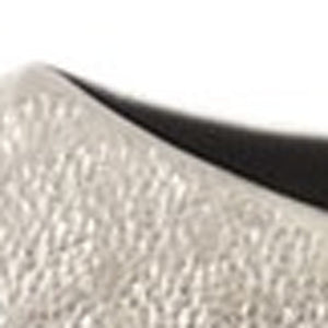 10" Silver Cylinder Aluminum Table Vase