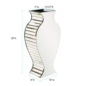 20" Clear Cylinder Table Vase
