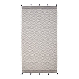 Gray Tribal Design Turkish Towel Beach Blanket