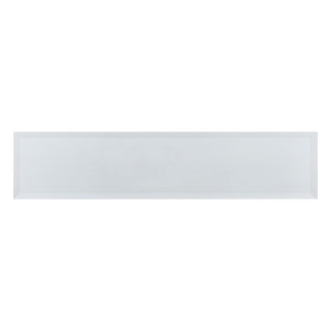 36" Black and Gunmetal Mirrored Glass Console Table