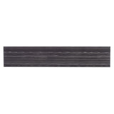 52" Black and Silver Faux Stone Frame Console Table