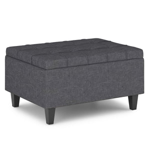 Harrison - Upholstered Coffee Table Storage Ottoman by Couch.com