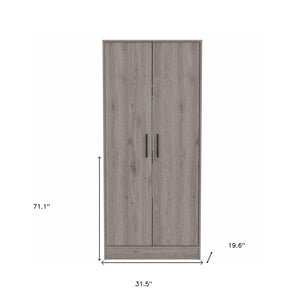 71" Light Gray Single Drawer Combo Dresser