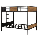 Black Brown Full Over Full Bunk Bed