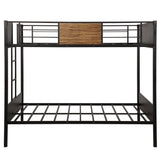 Black Brown Full Over Full Bunk Bed