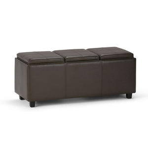 Avalon - Upholstered Storage Ottoman by Couch.com
