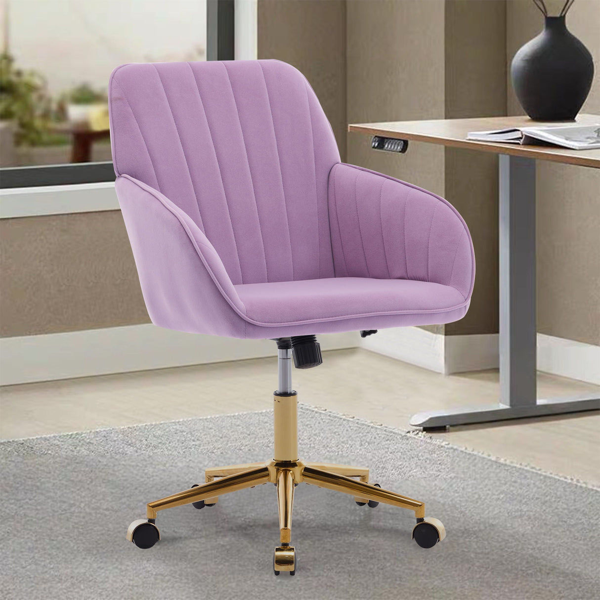 Adjustable Ergonomic Swivel Office Chair by Couch