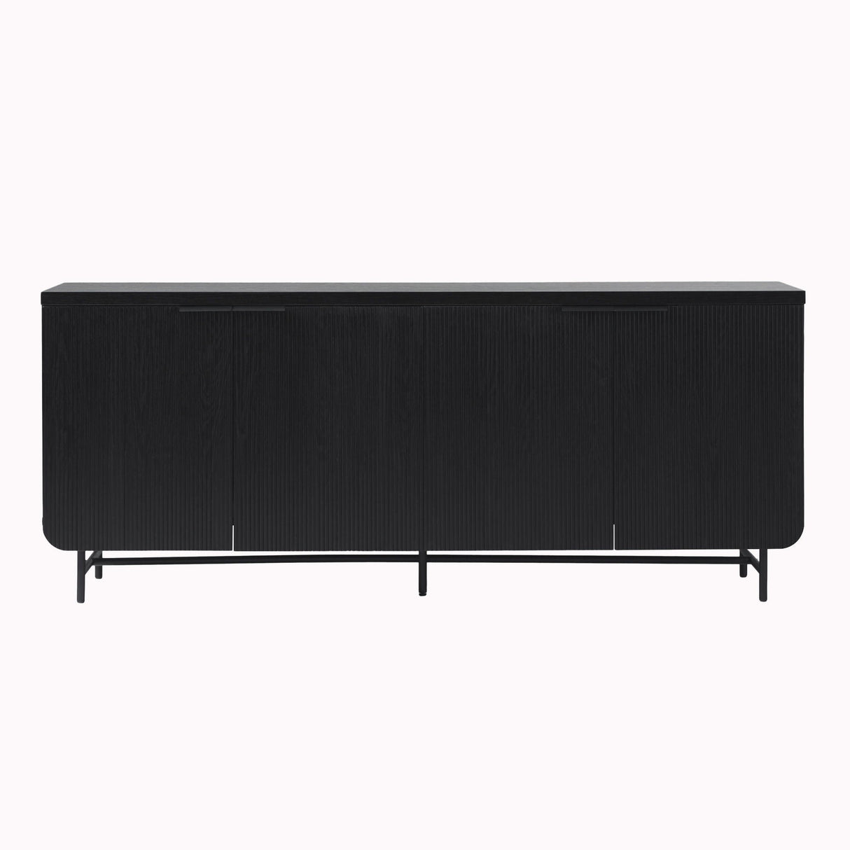 Modern Fluted Door Minimalist Storage Sideboard by Couch.com
